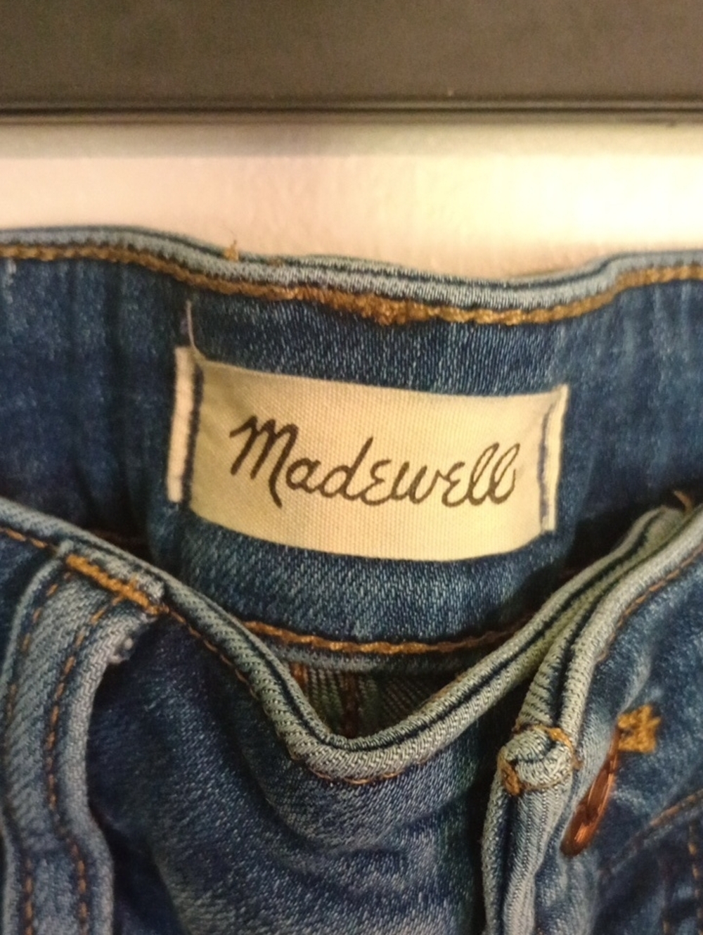 Madewell Skinny High-Rise Chunky Jeans in Blue Wash